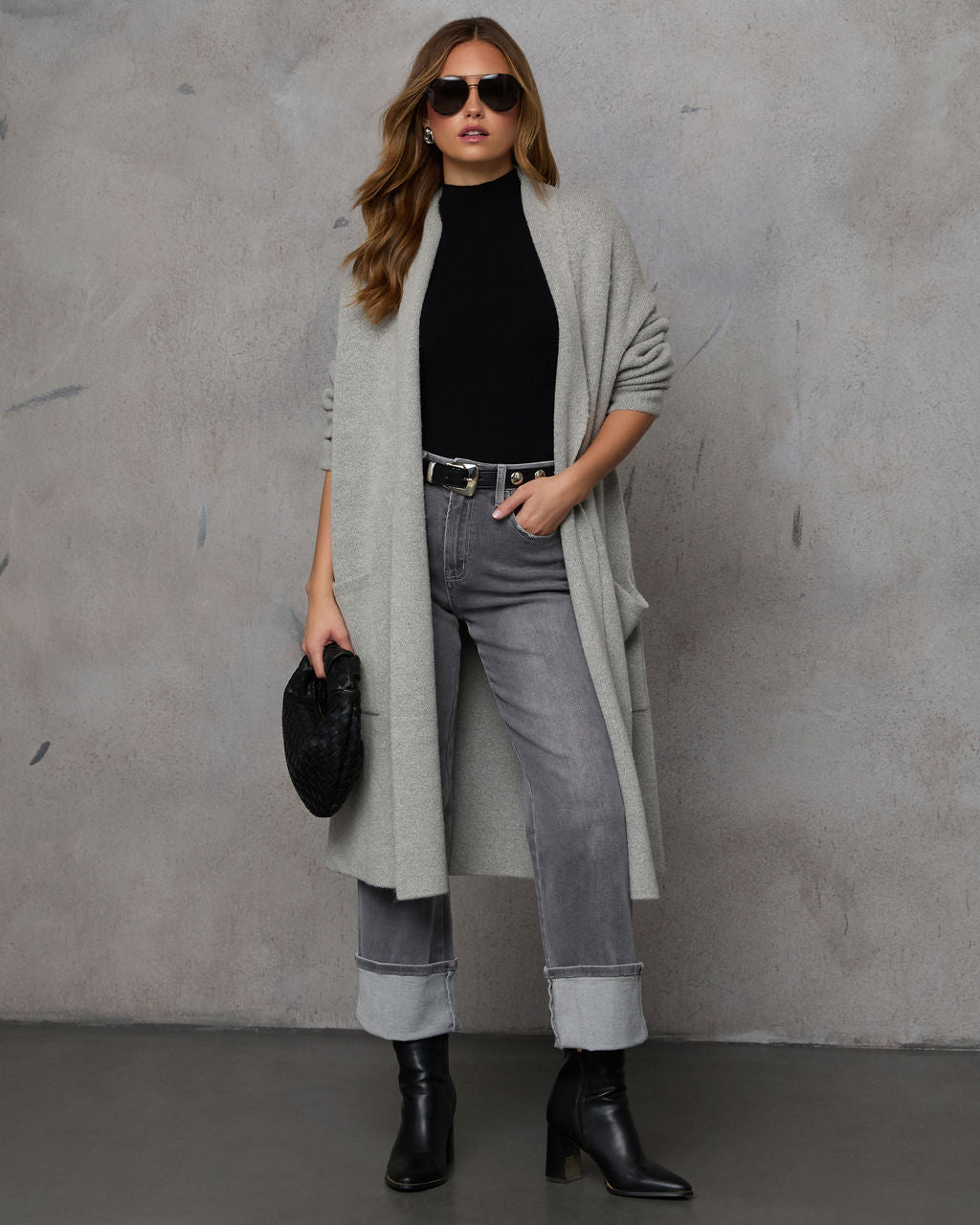 Homebound Örgü Duster Hırka