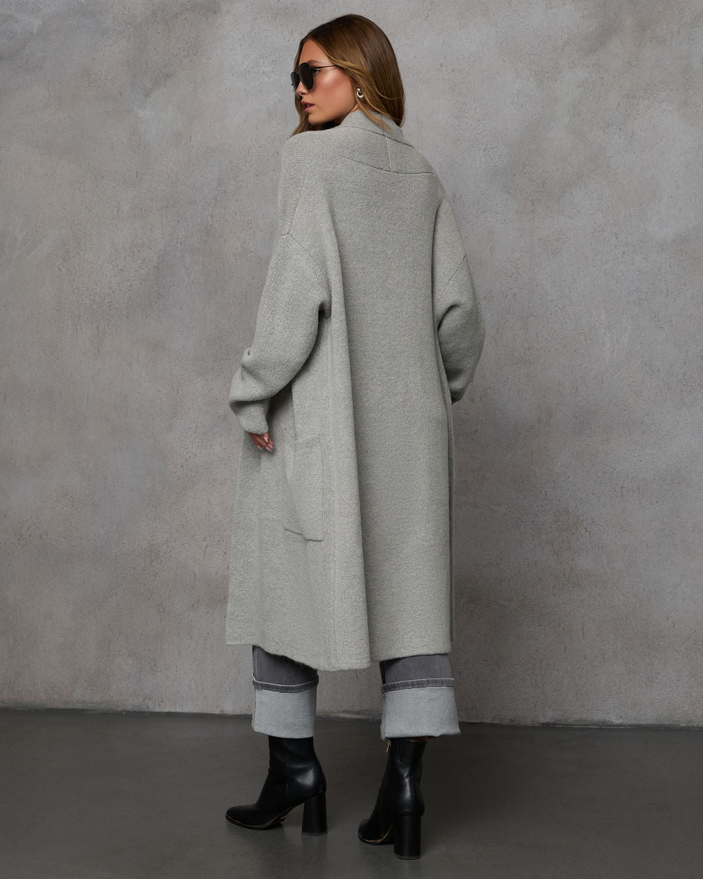 Homebound Örgü Duster Hırka