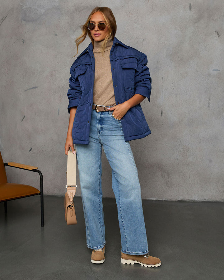 Chilly Morning Lightweight Quilted Jacket