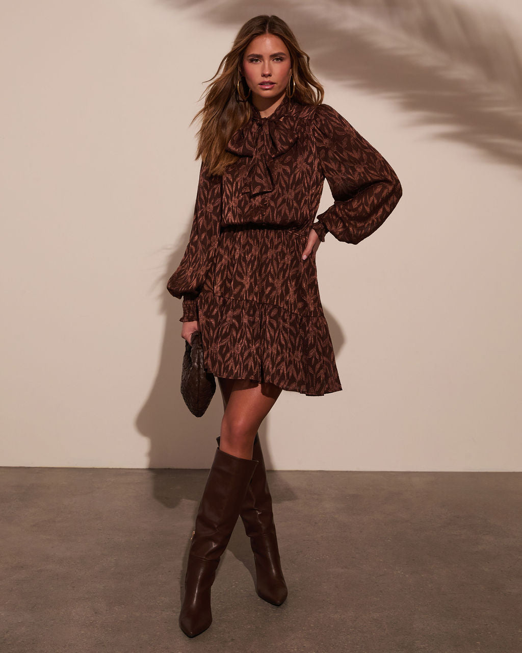 Tek İhtiyacım Olan Kravatlı Mini Elbise