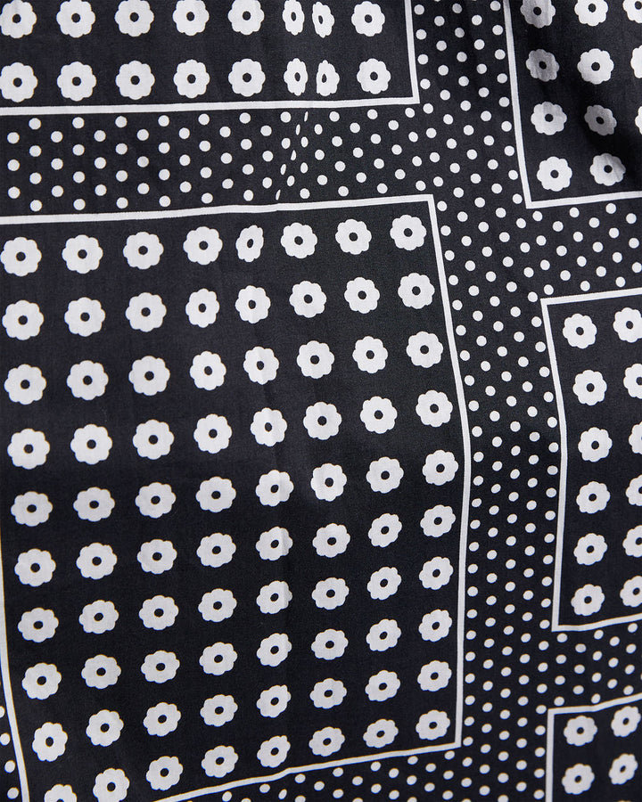 Coraine Pamuk Baskılı Midi Elbise