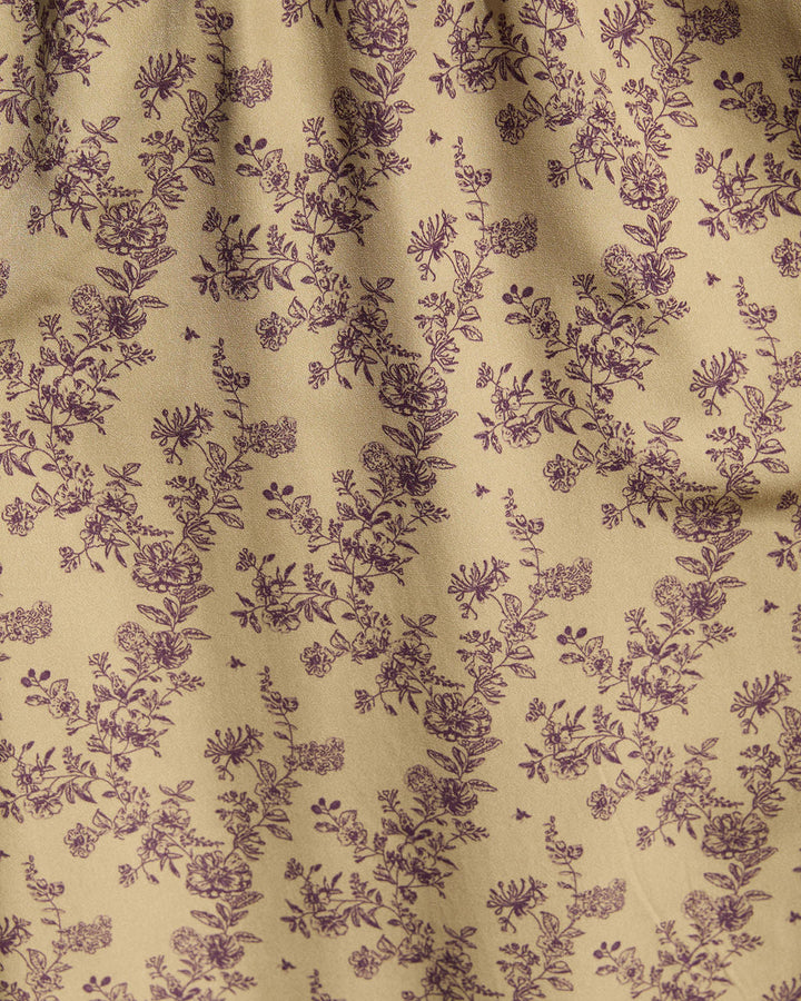 Layne Çiçekli Peplum Midi Elbise