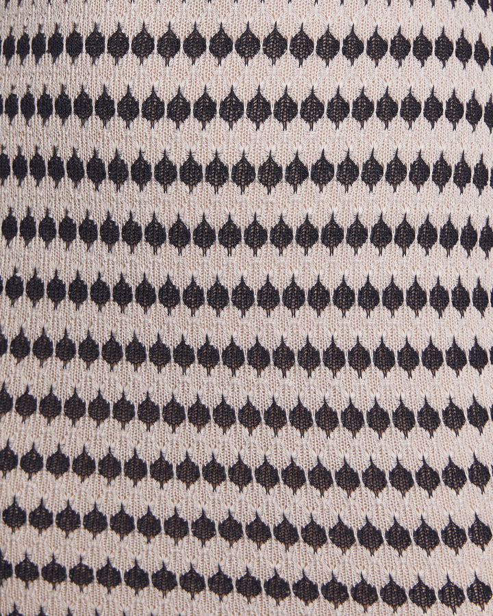 Noa Tığ İşi Geo Desenli Midi Elbise