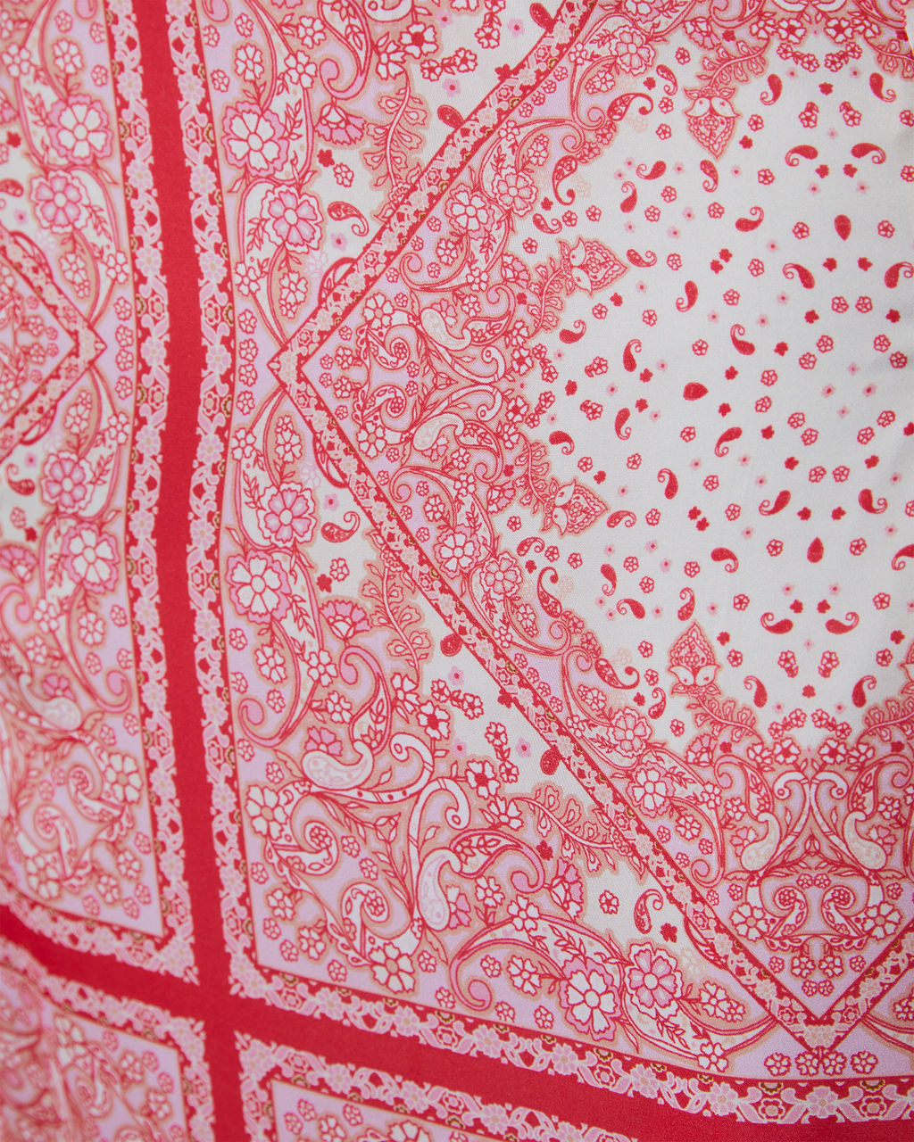 Emily Sweetheart Paisley Midi Elbise