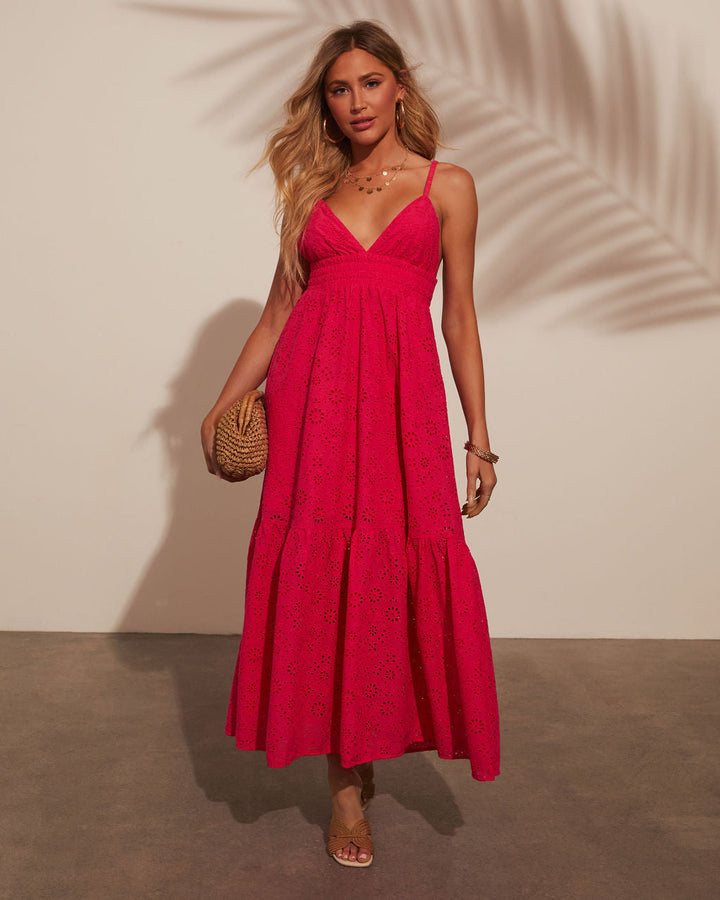 Lorenza Kuşgözü Büzgülü Midi Elbise