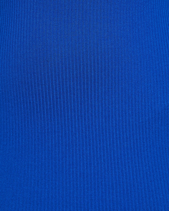 Kate Bisiklet Yaka Bodycon Midi Elbise