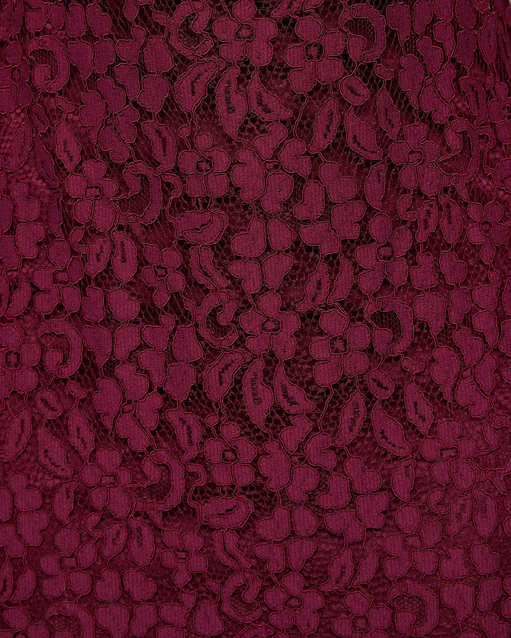 On Your Mind Düşük Omuz Dantelli Midi Elbise