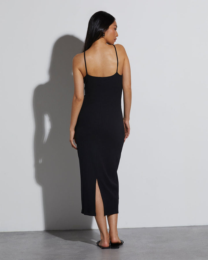 Tamra Bodycon Tank Midi Elbise