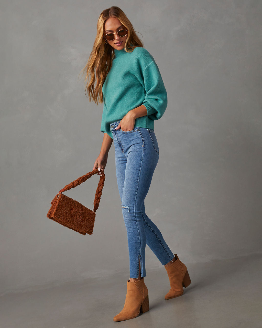 Amsterdam Mock Neck Sweater