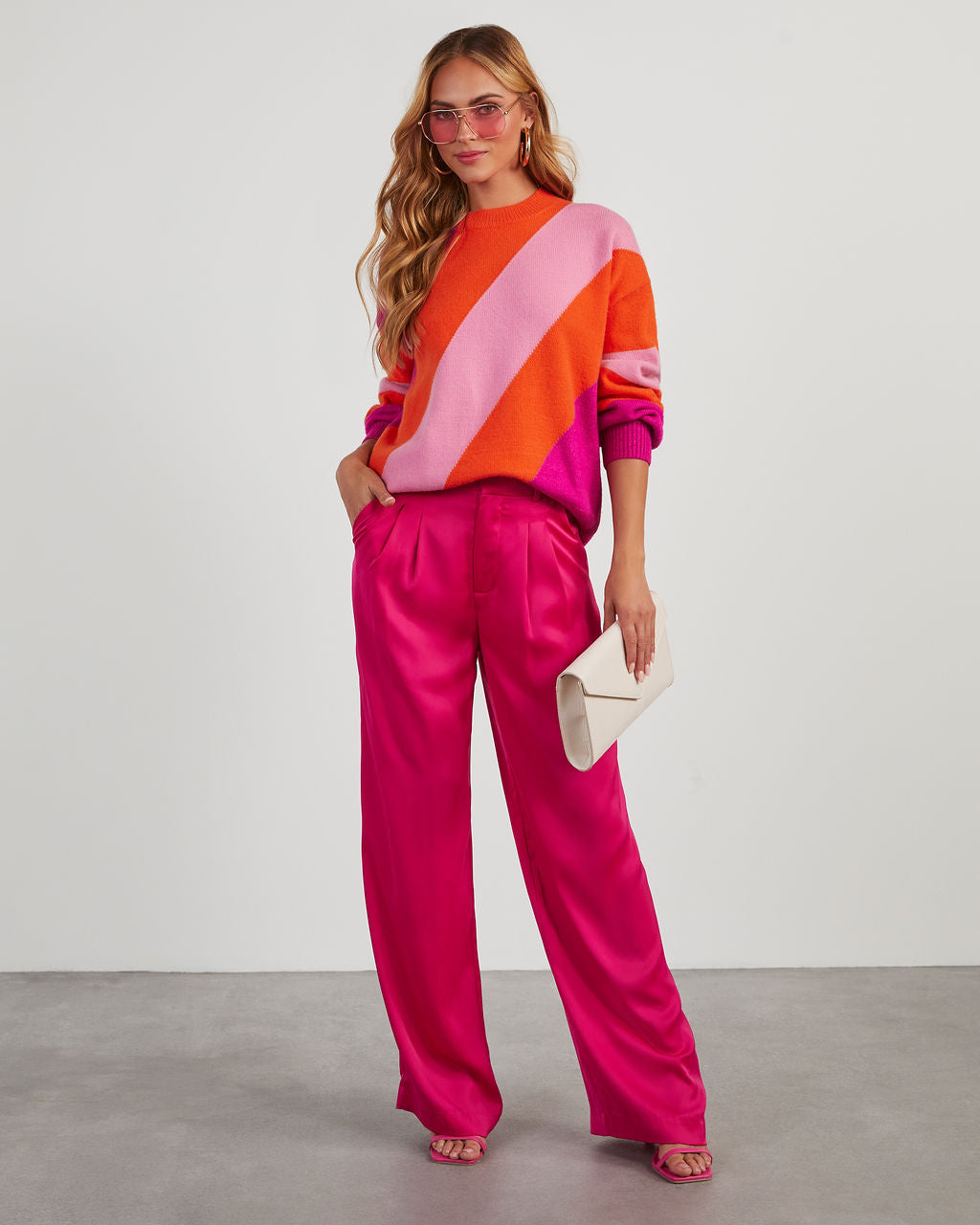 Hung Up On You Stripe Knit Sweater