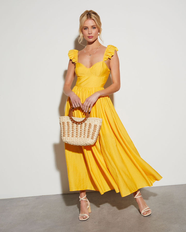 Büyülü Zarafet Midi Elbise