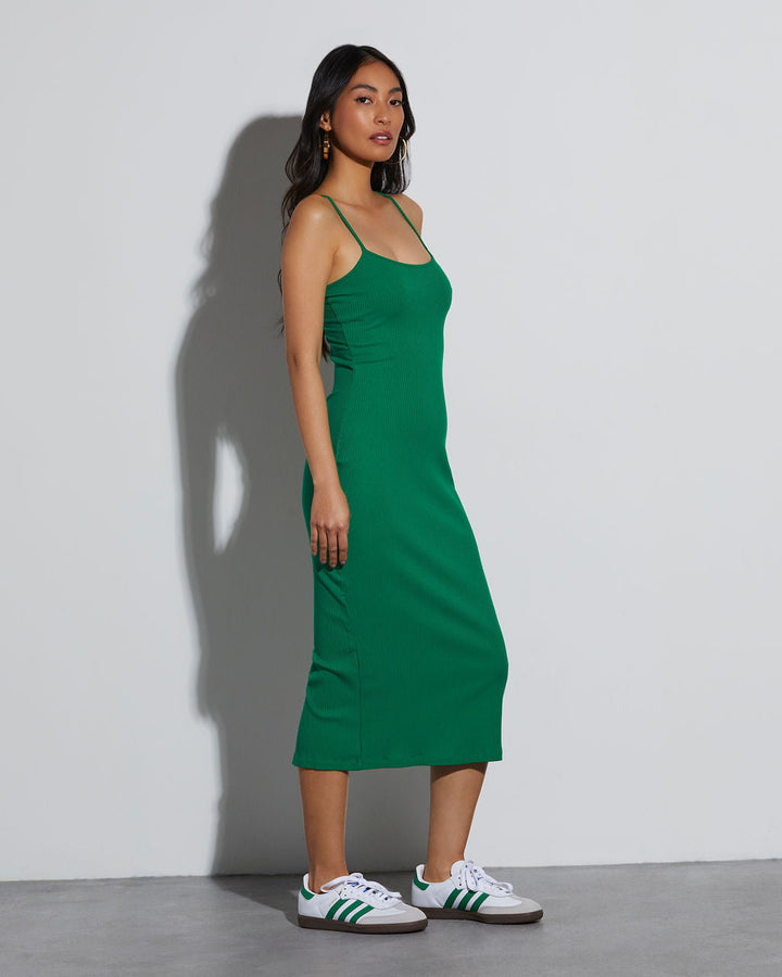 Tamra Bodycon Tank Midi Elbise