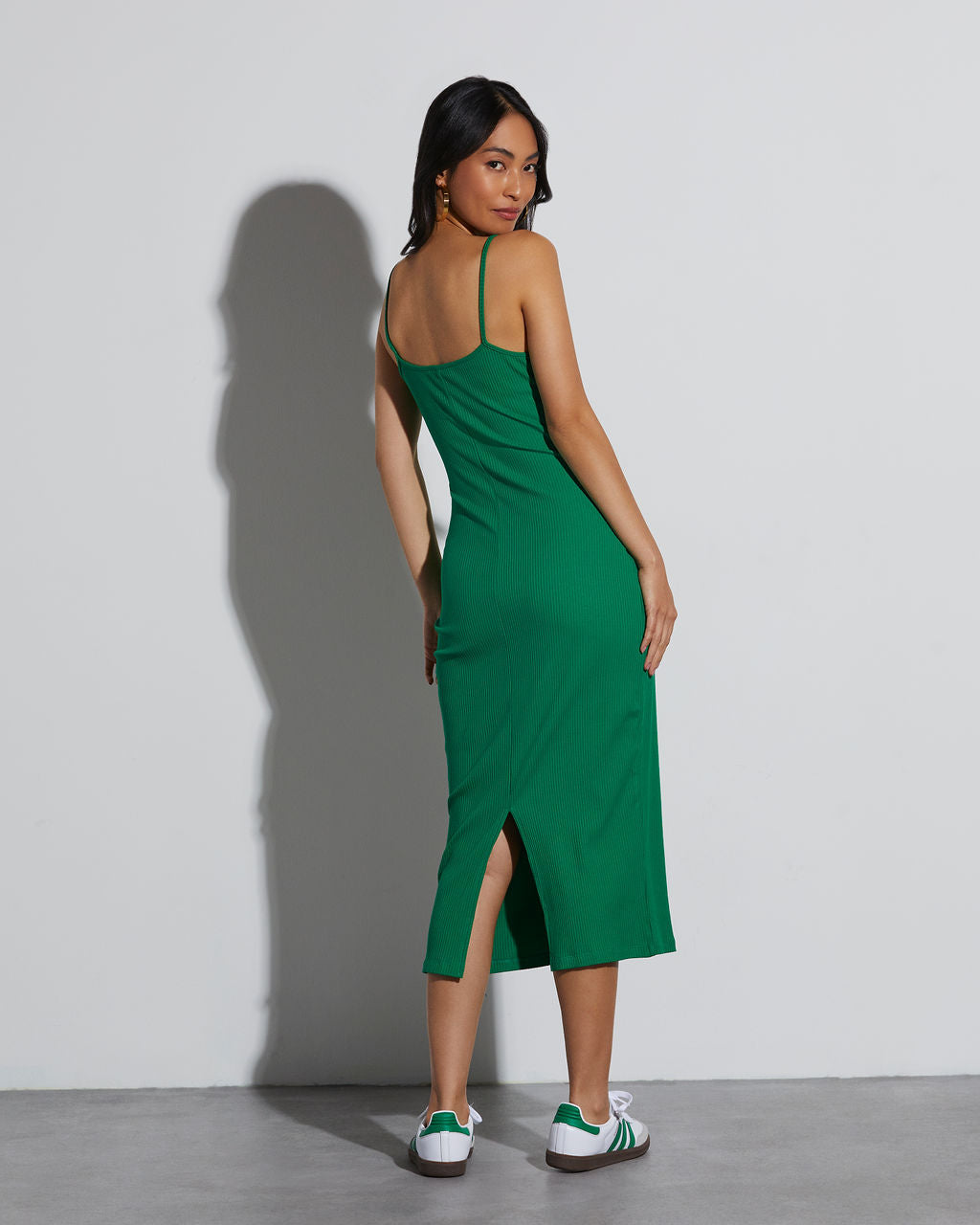 Tamra Bodycon Tank Midi Elbise