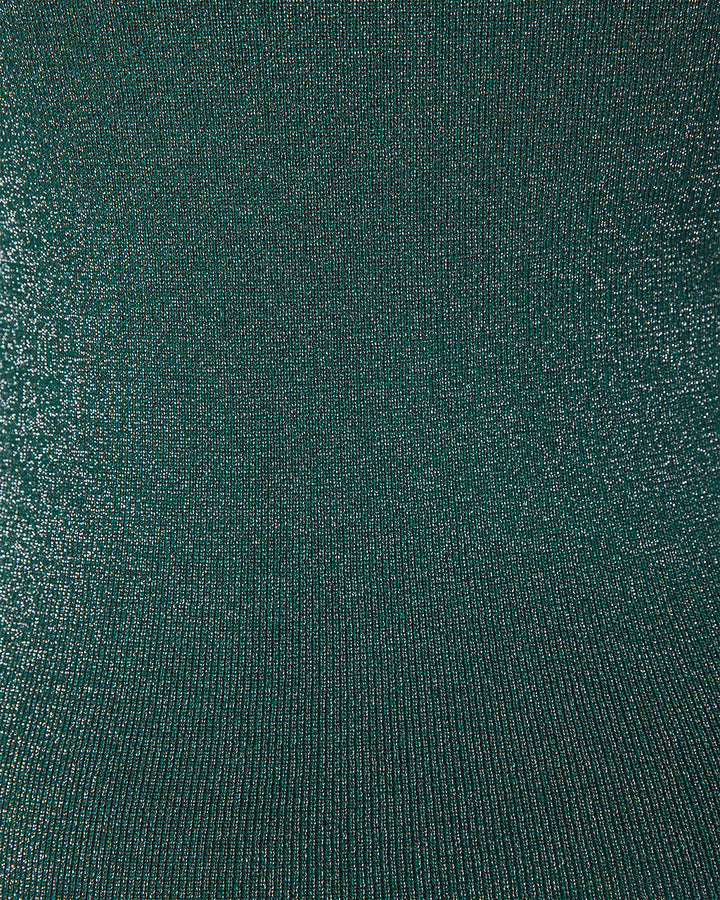 Makenzie Metalik Triko Midi Kazak Elbise