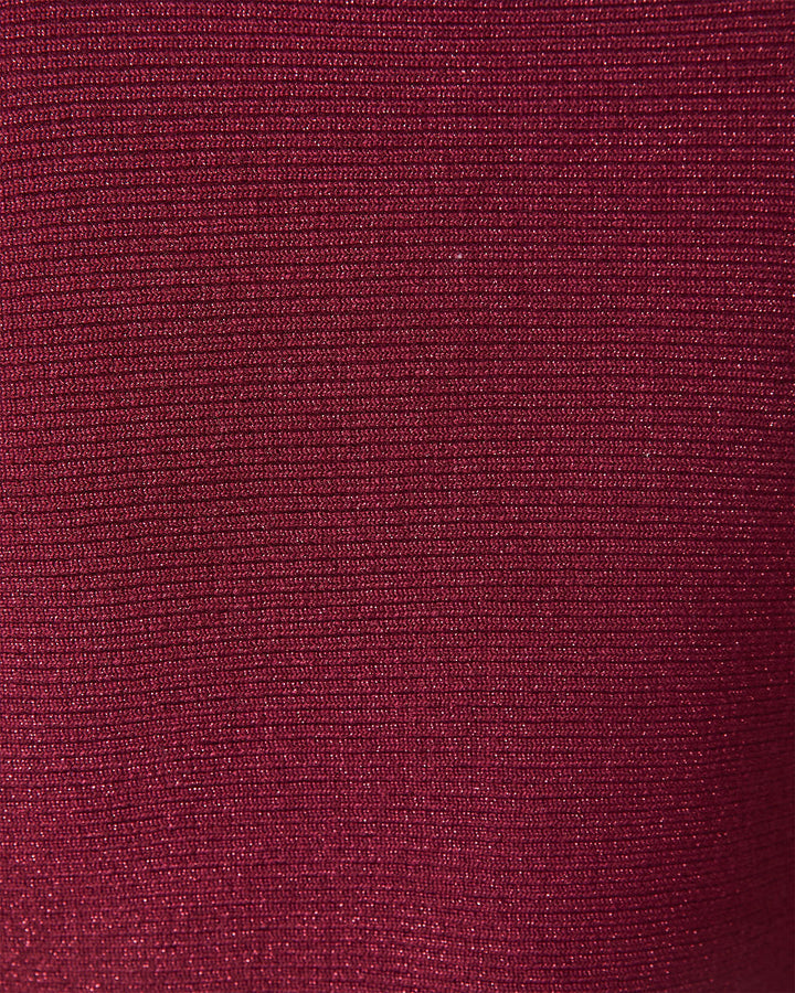 Liza Metalik Triko Midi Elbise