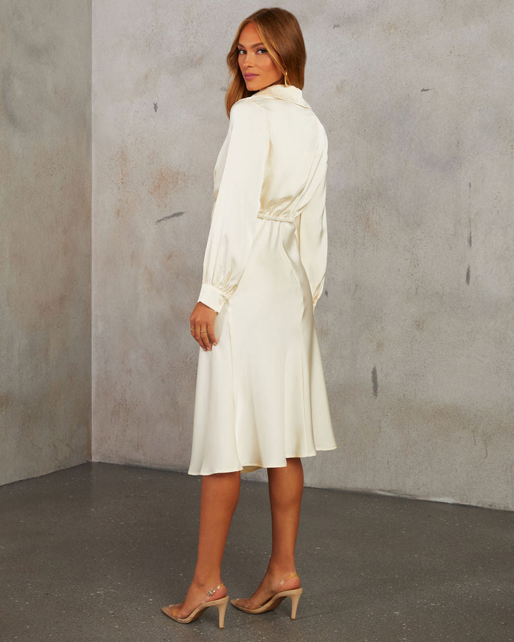 Katie May İki Parça Saten Slip Elbise