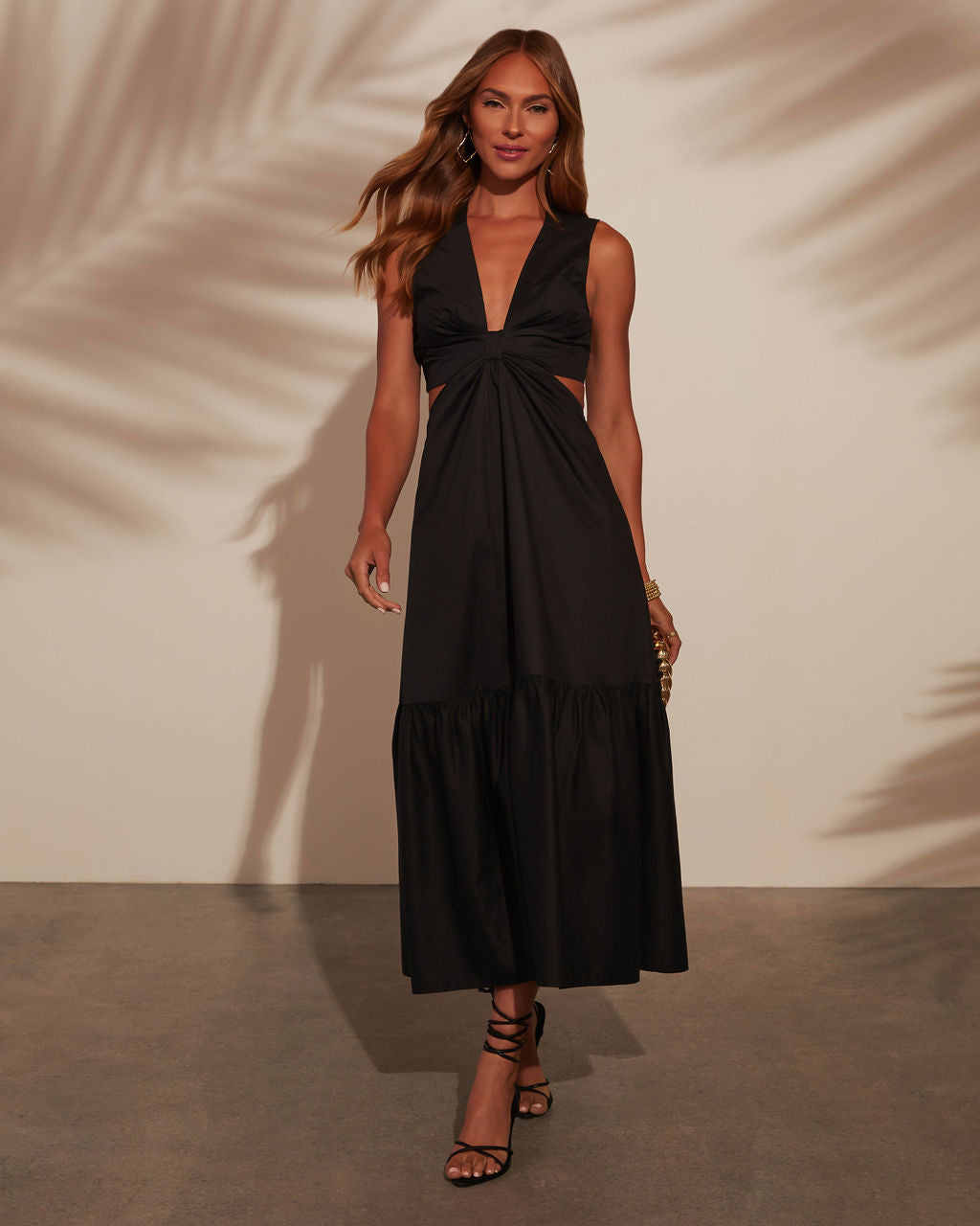 Mari Kesim Midi Elbise