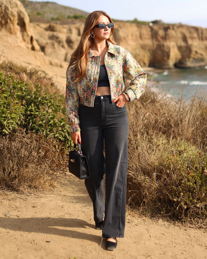 Garden Fantasy Floral Tapestry Jacket