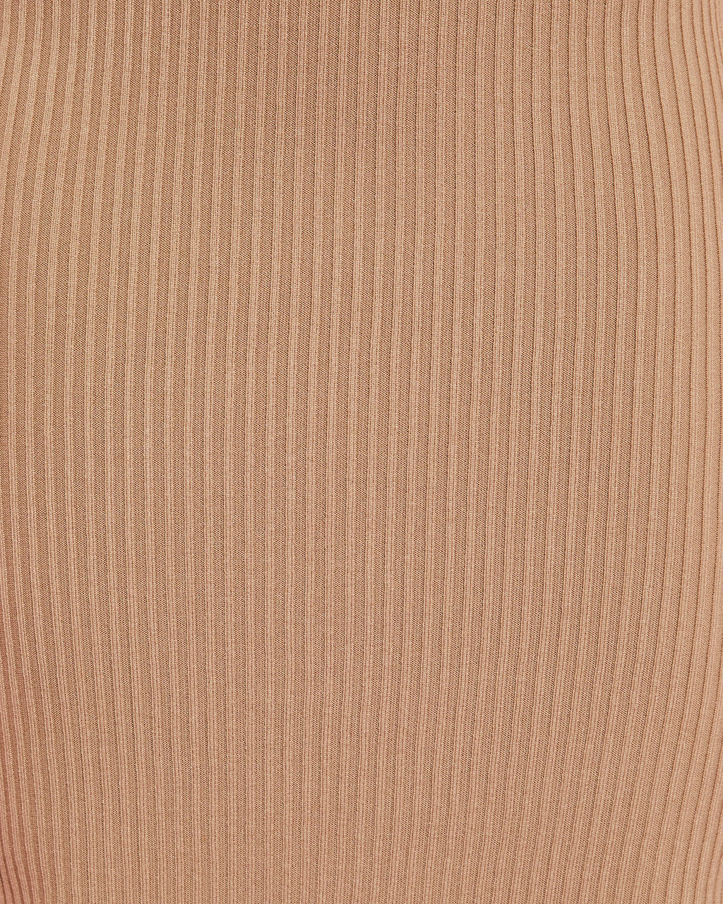 Marleigh Nervürlü Örgü Bodycon Midi Elbise