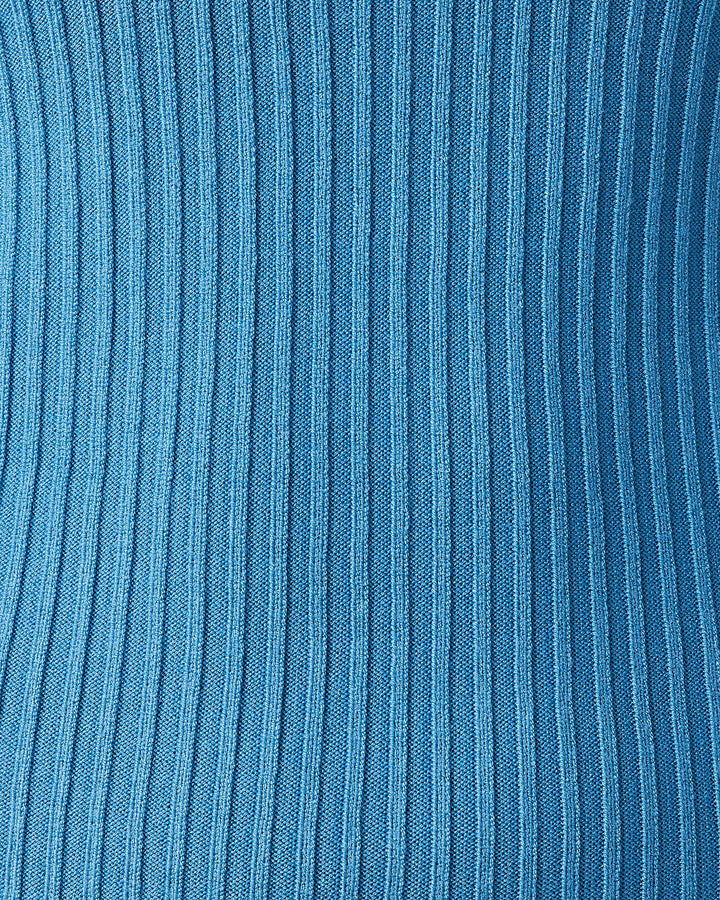 Marleigh Nervürlü Örgü Bodycon Midi Elbise