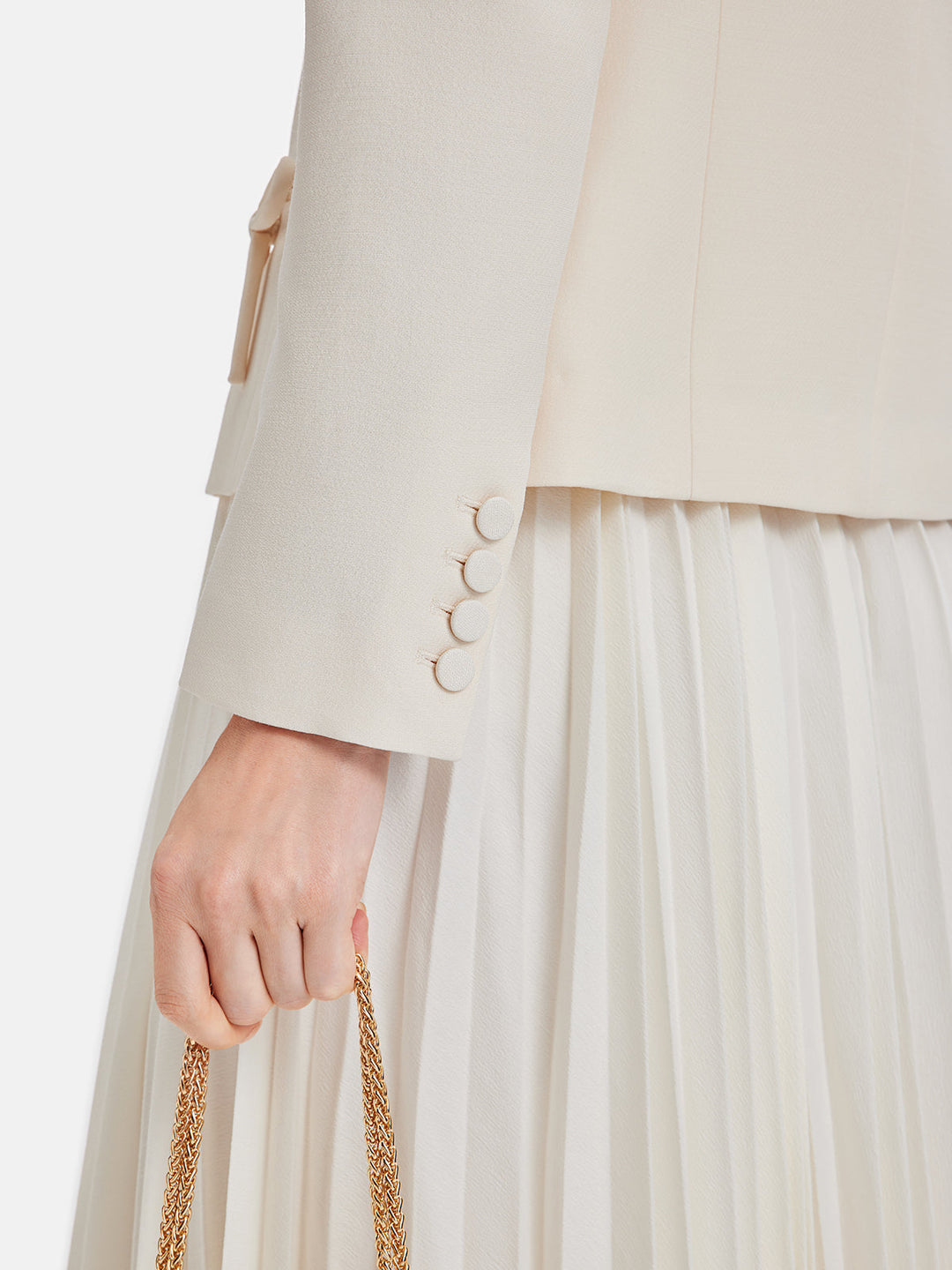 Fiyonklu Desenli Blazer