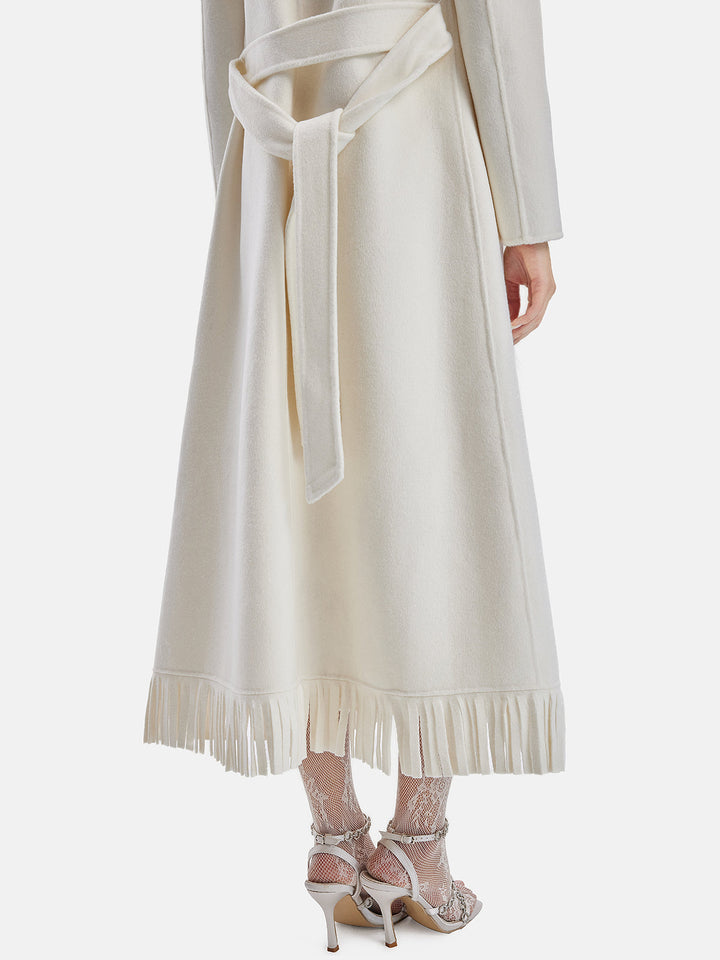 Tüylü Kenarlı Püsküllü Kaban