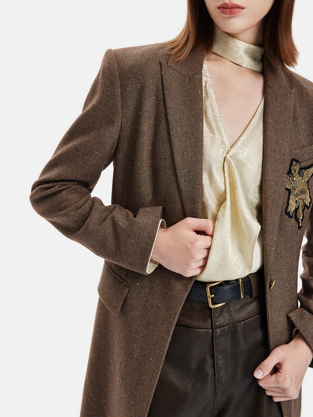 Vintage Fransız İşlemeli Kaban