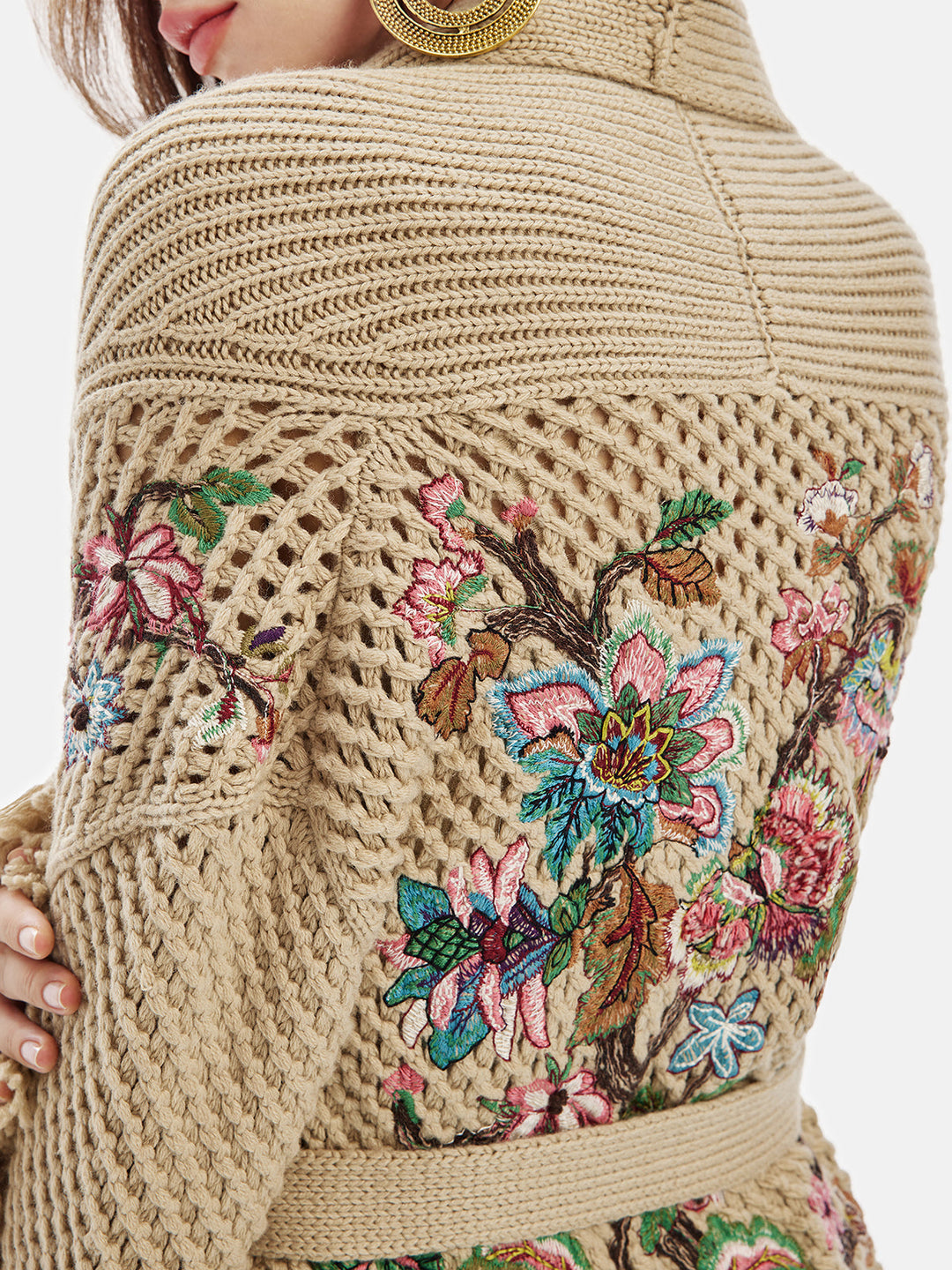 El İşi Çiçek Rölyef Kaban