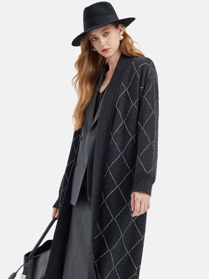 Lüks Ağır Kaşmir Uzun Kaban