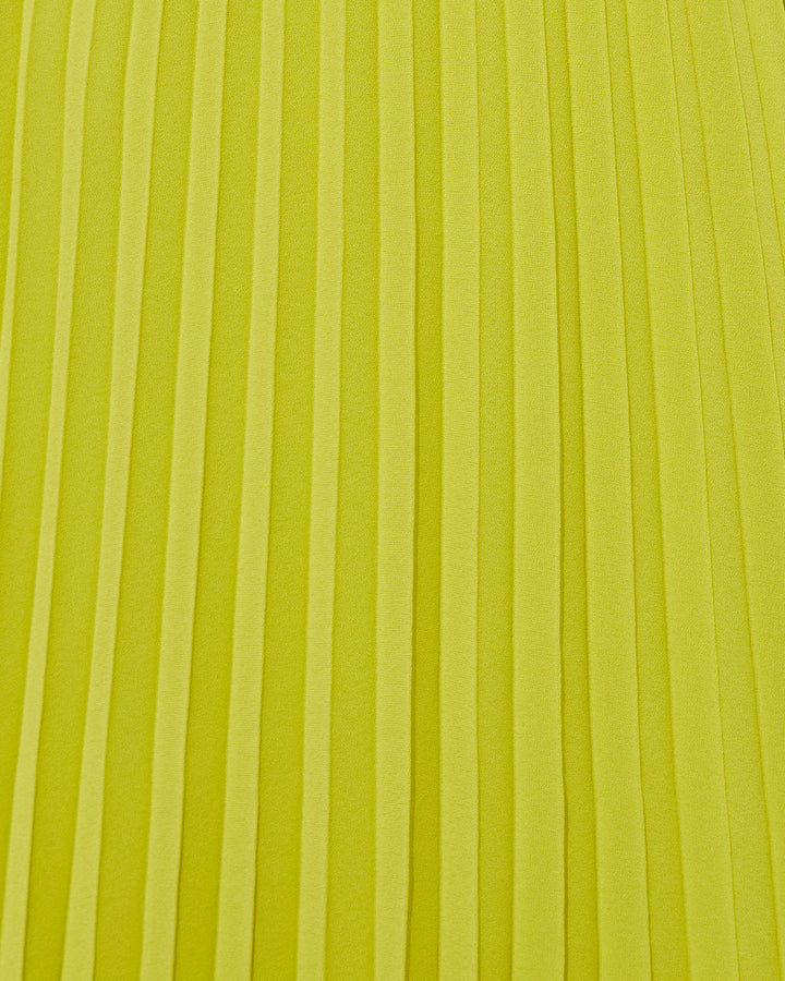 Liamara Pileli Boyundan Bağlamalı Midi Elbise