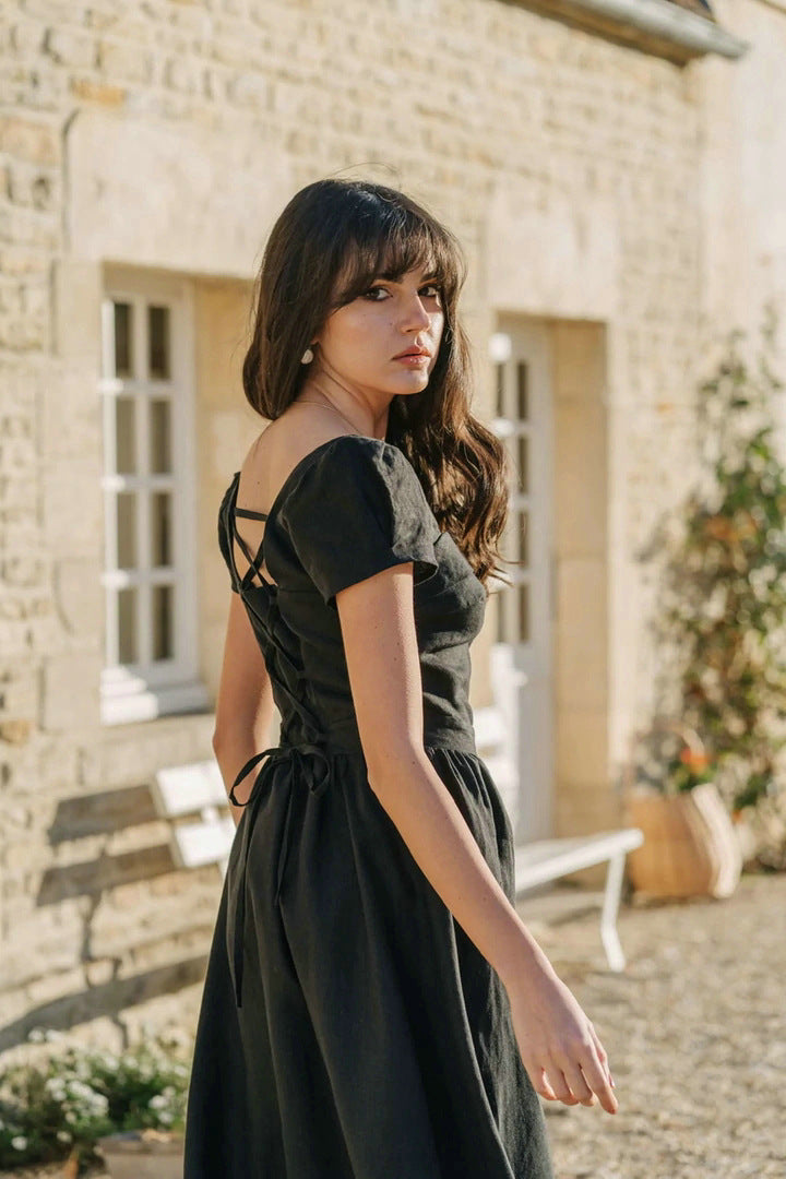 Estelle Keten Elbise