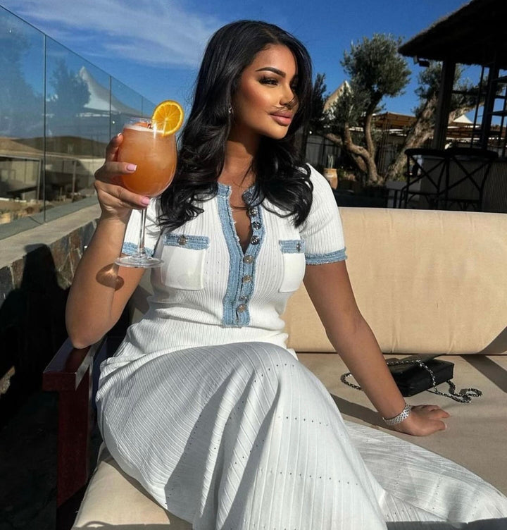 Saviana Biye Detay Maxi Elbise