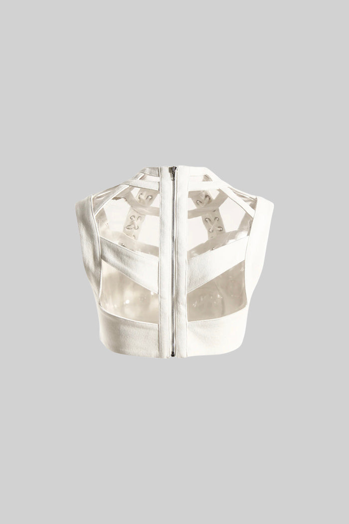 İpli Detaylı Büstiyer Üst