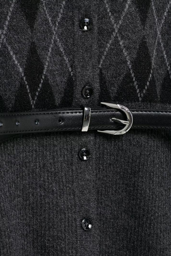 Alessi Baklava Desen Kemerli Hırka