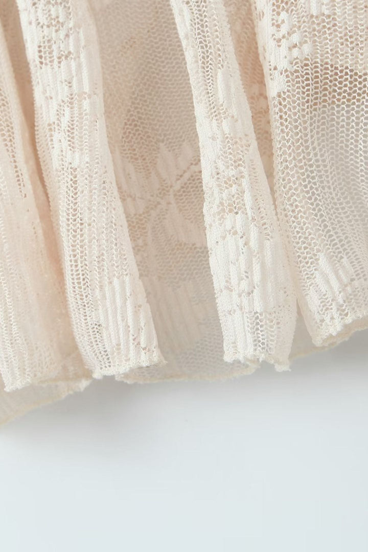 Odelia Straplez Dantelli Mini Elbise