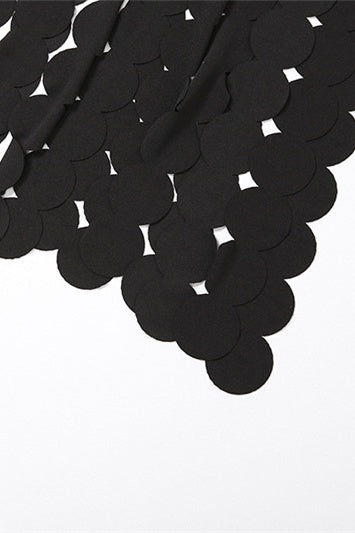 Puantiyeli Püsküllü Elbise