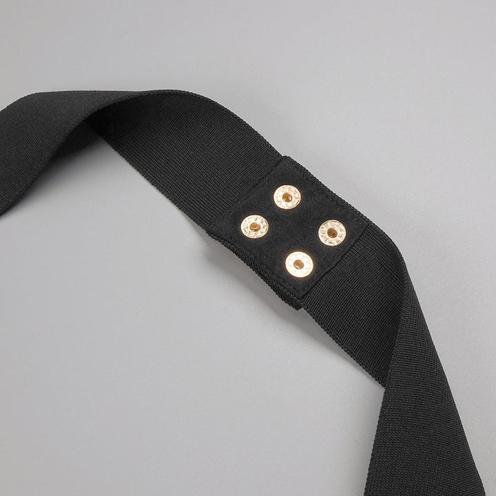 Boyundan Bağlamalı Büstiyer Çiçekli Midi Elbise