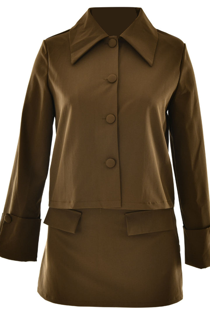 Patricia Oversize Yaka Ceket Takım