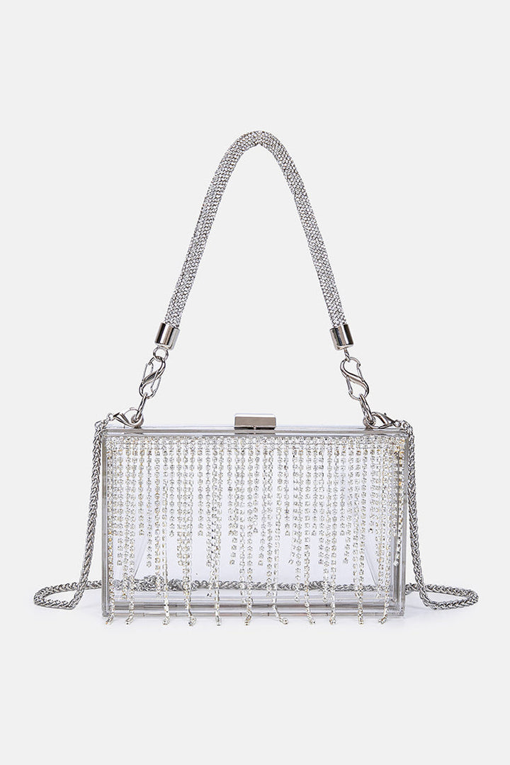 Yapay Elmas Saçak Çanta