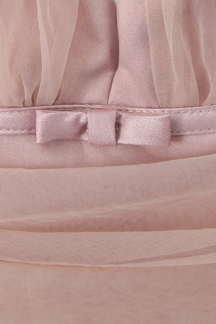 Myrna Fiyonklu File Mini Slip Elbise