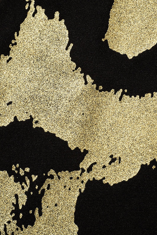 Donna Uzun Kollu Baskılı Mini Elbise