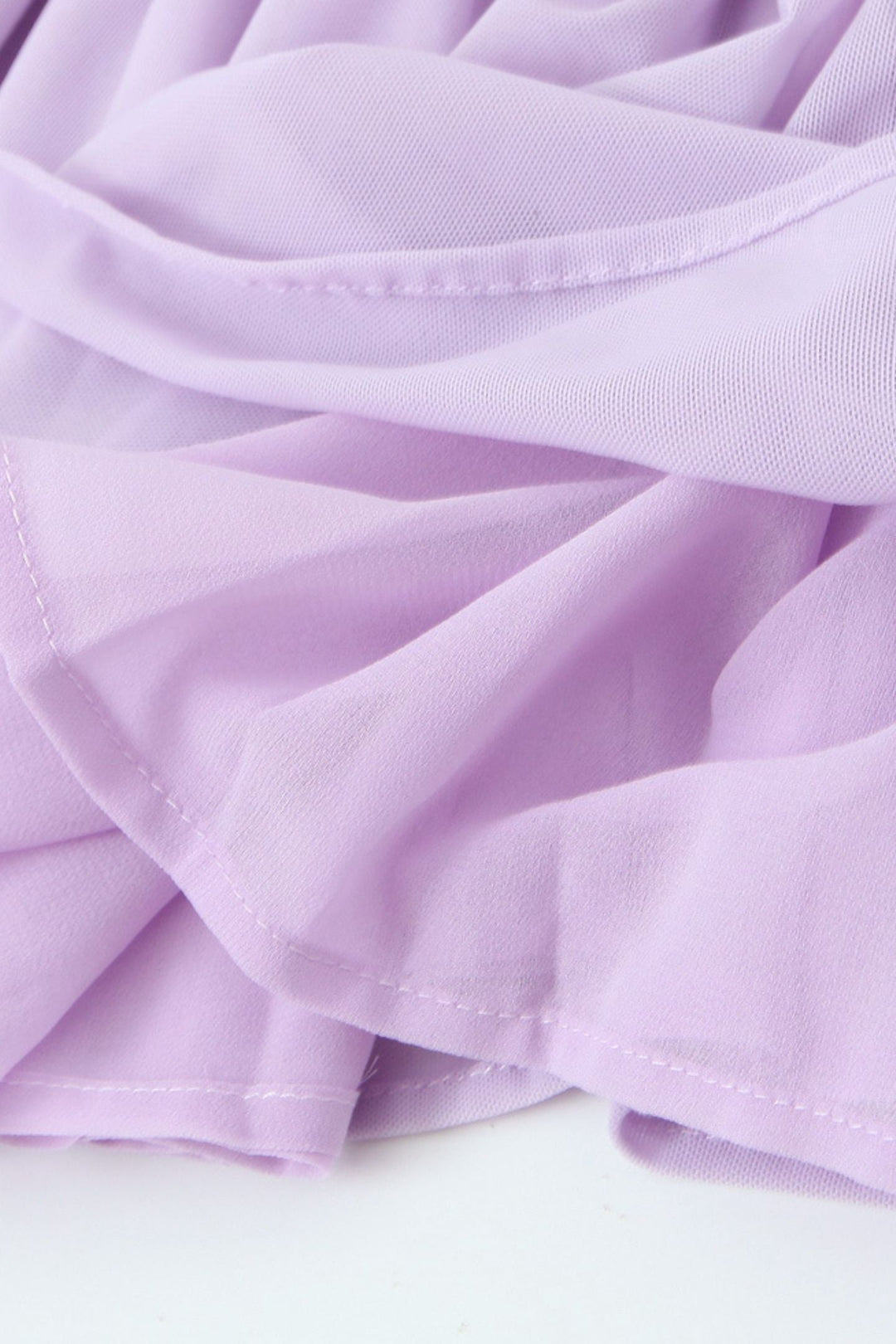 Gail Düşük Omuz Fırfırlı Etek Boyu Mini Elbise