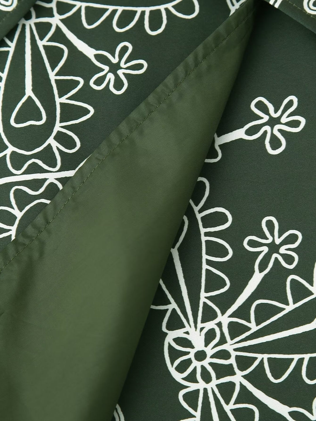 Soyut Baskılı Şişme Ceket Takım