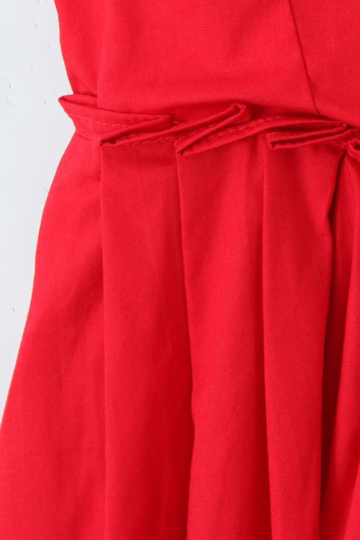 Kolsuz Büstiyer Pileli Mini Elbise