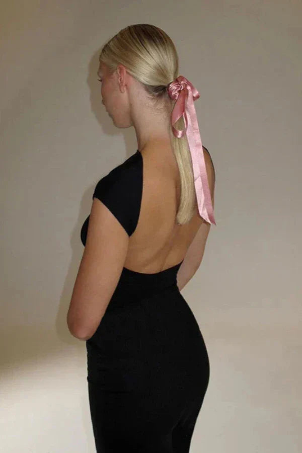 Grace Sırt Dekolteli Elbise