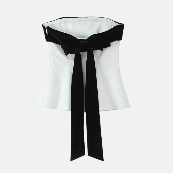 Ophelia Straplez Sırt Detay Bluz