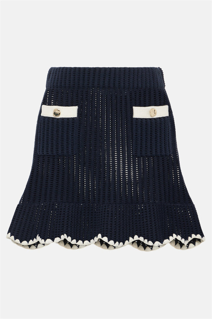 Denise Kontrastlı Örgü Set