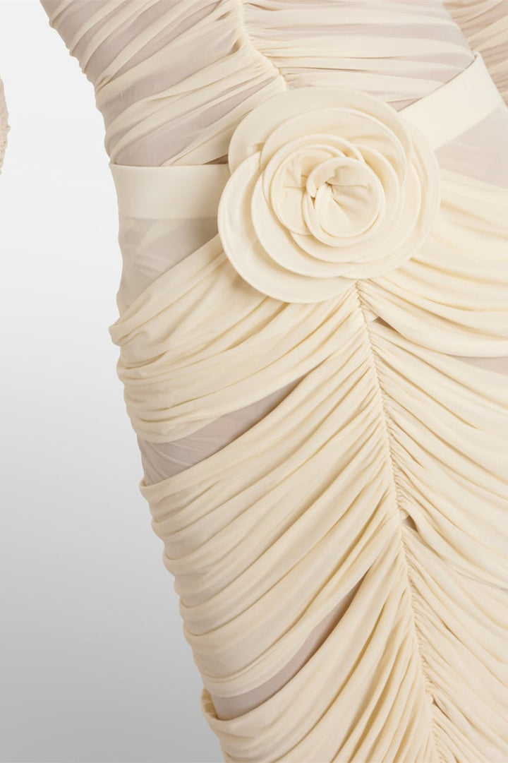 Doreen Çiçek Aplikeli Dantelli Takım