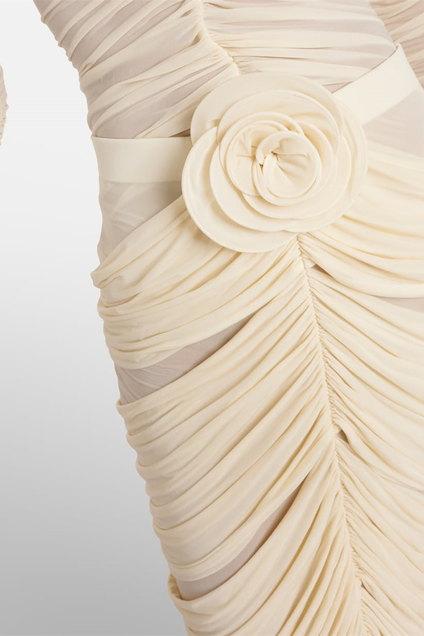 Doreen Çiçek Aplikeli Dantelli Takım