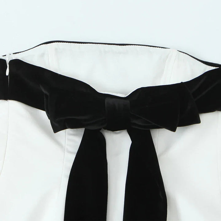 Ophelia Straplez Sırt Detay Bluz